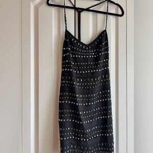 Bebe dress - size medium-black-new with tag